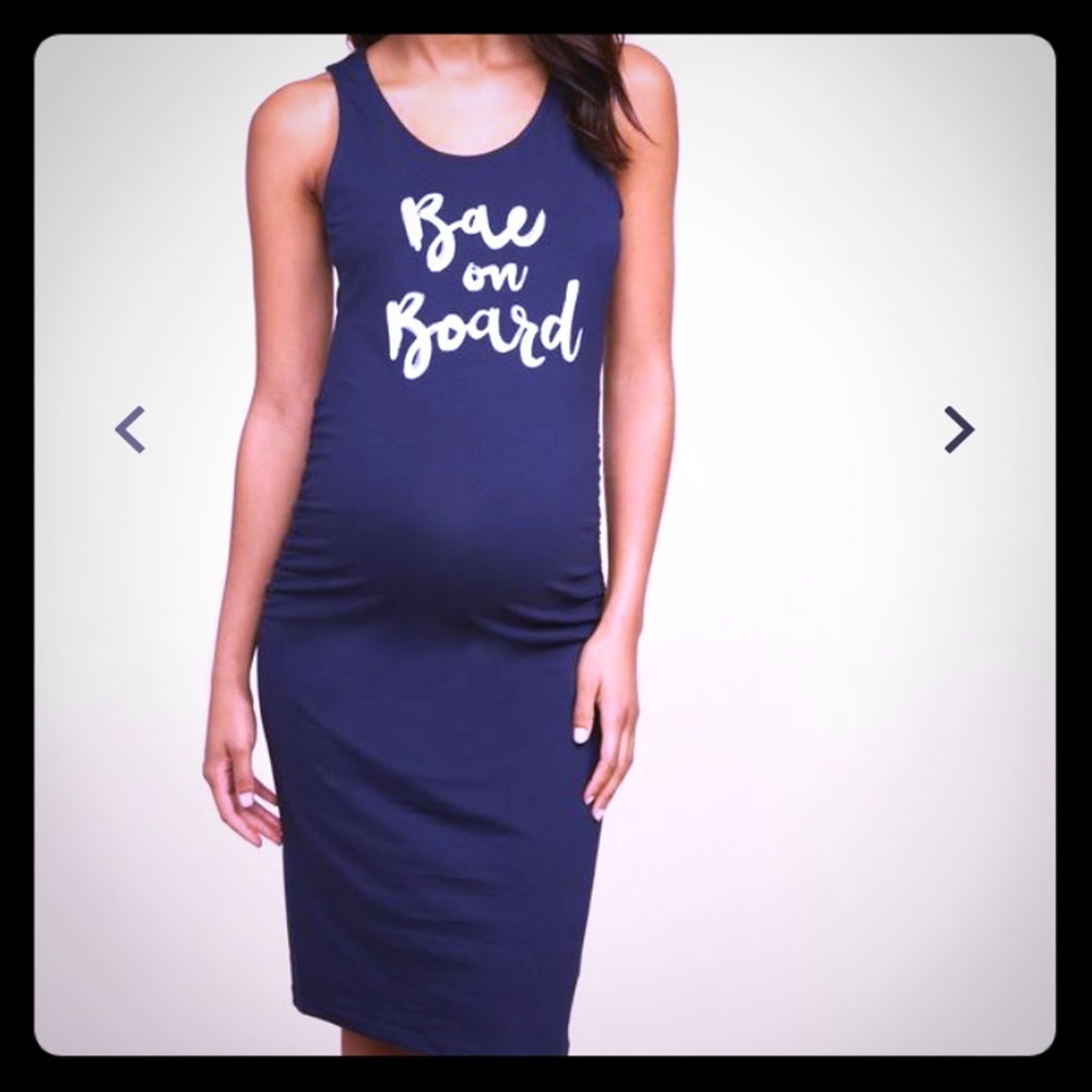 Bae on Board Maternity Dress